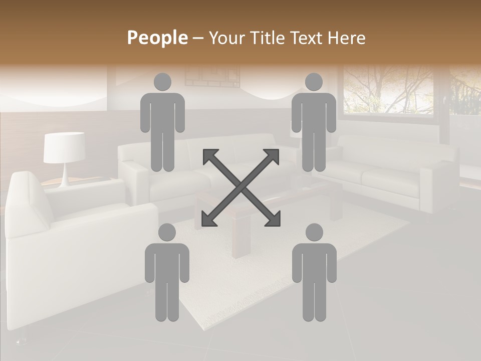 Shadows Window Interior PowerPoint Template