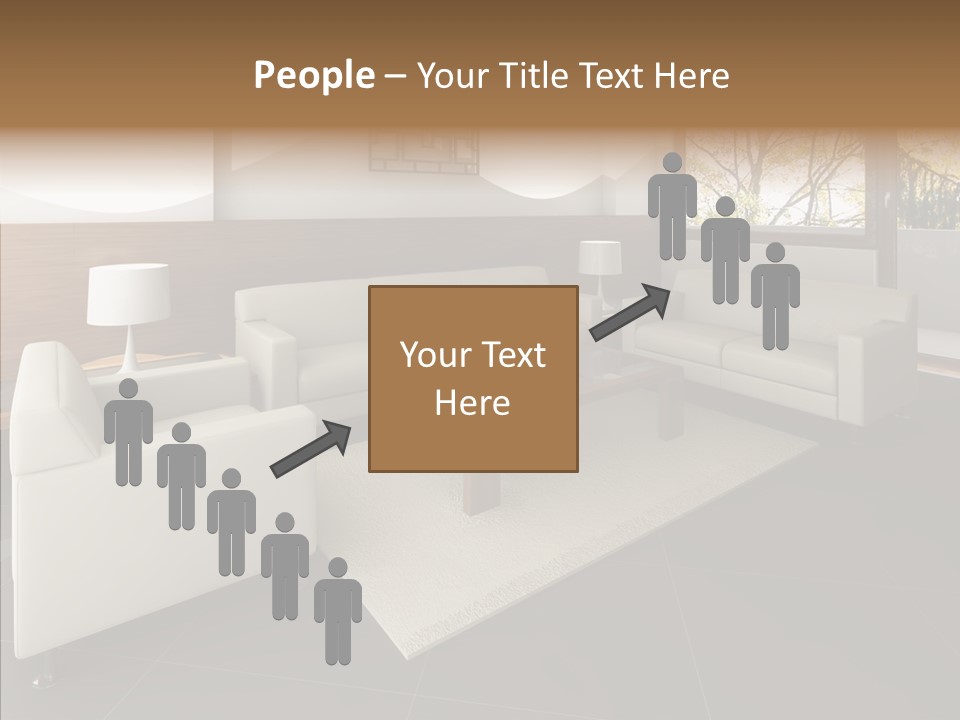 Shadows Window Interior PowerPoint Template