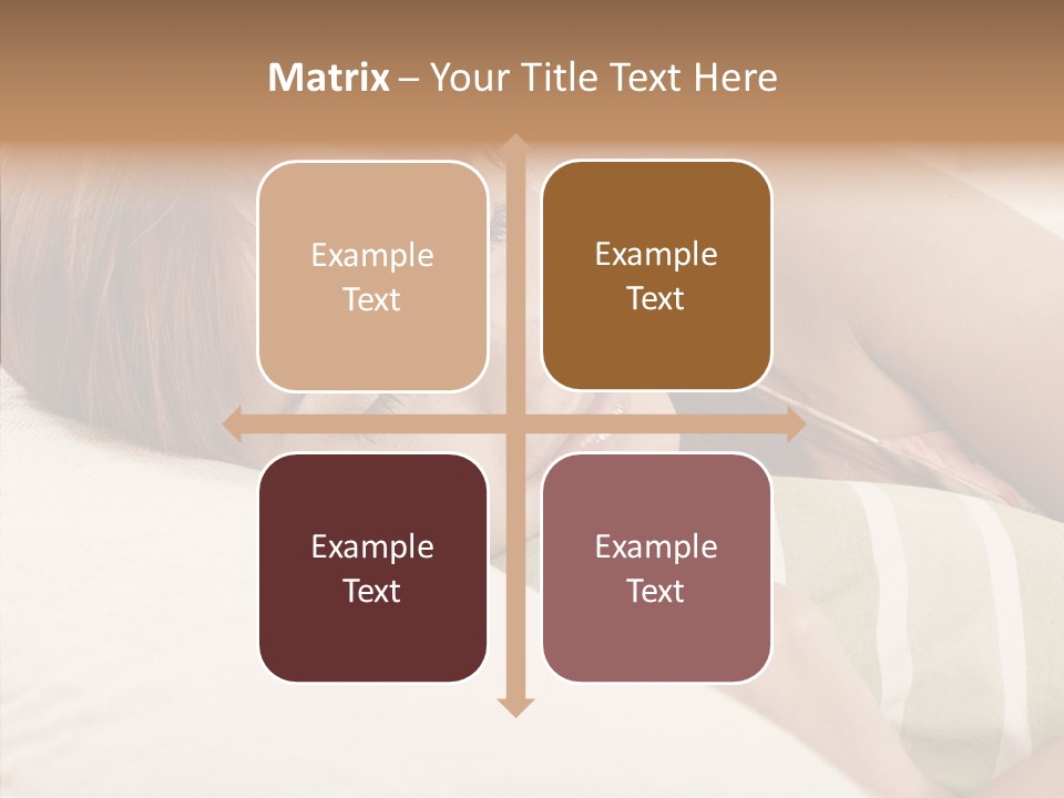 Bed Girl Fringe PowerPoint Template