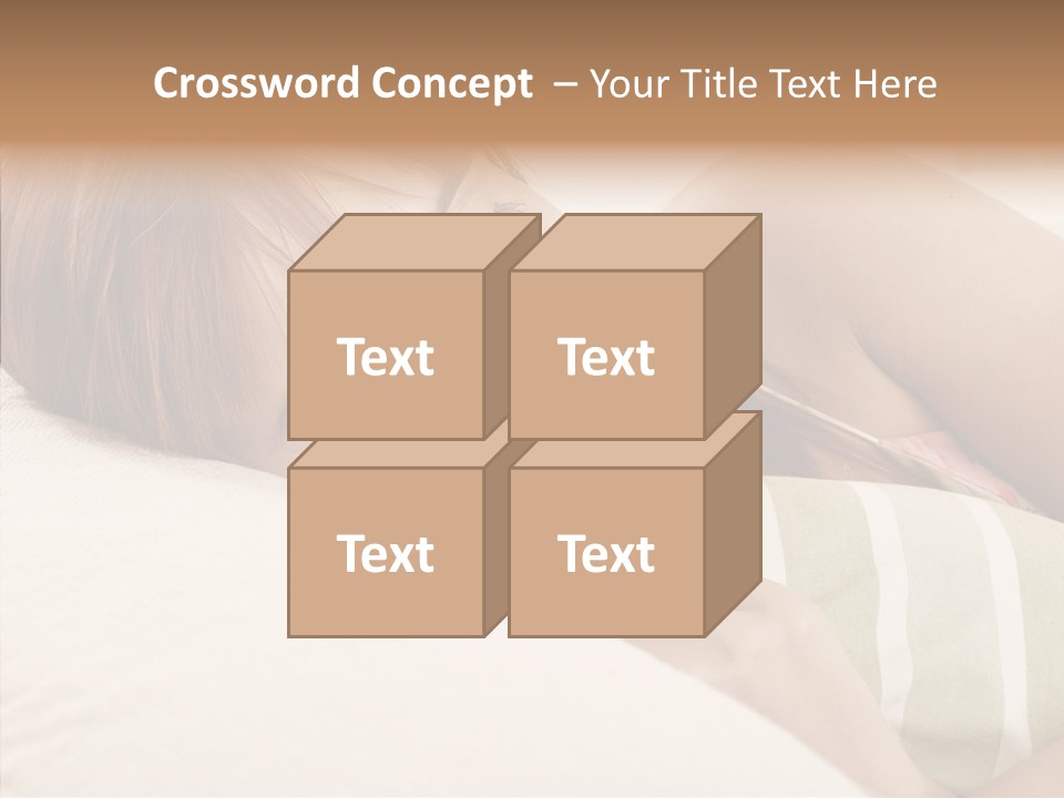 Bed Girl Fringe PowerPoint Template