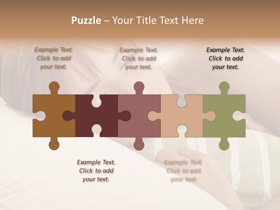 Bed Girl Fringe PowerPoint Template