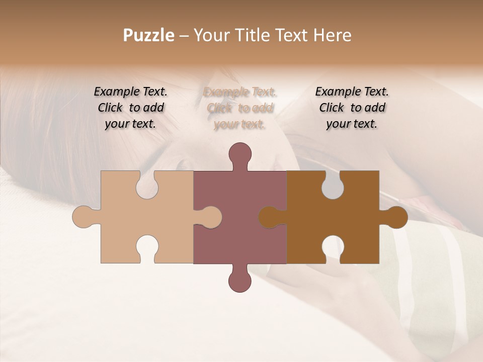 Bed Girl Fringe PowerPoint Template