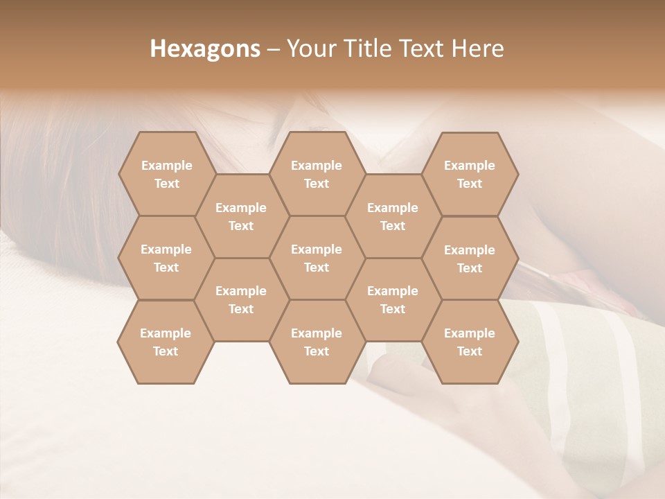 Bed Girl Fringe PowerPoint Template