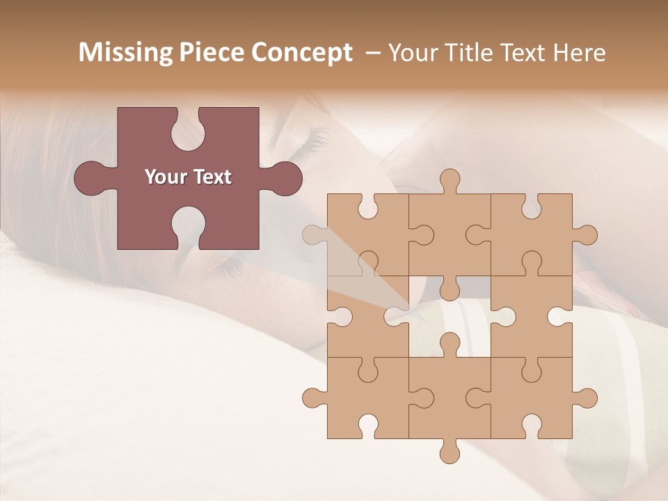 Bed Girl Fringe PowerPoint Template