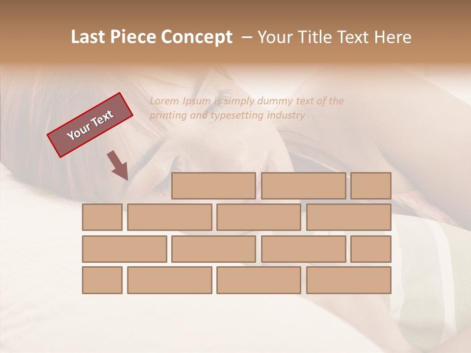 Bed Girl Fringe PowerPoint Template