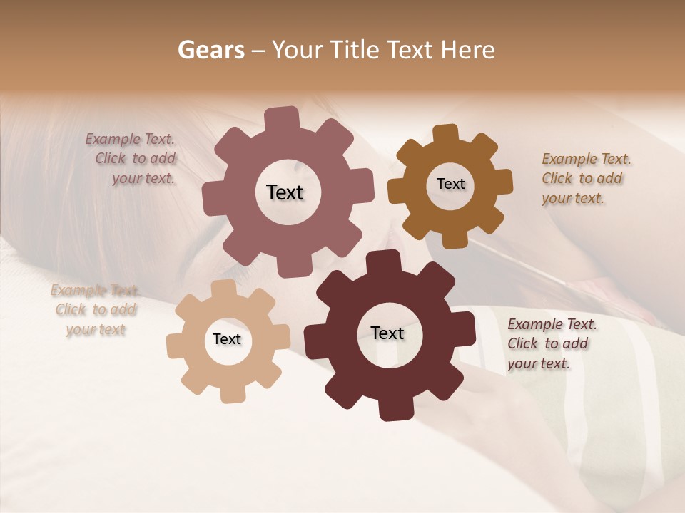 Bed Girl Fringe PowerPoint Template