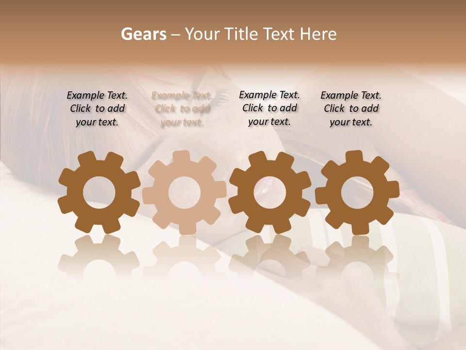 Bed Girl Fringe PowerPoint Template