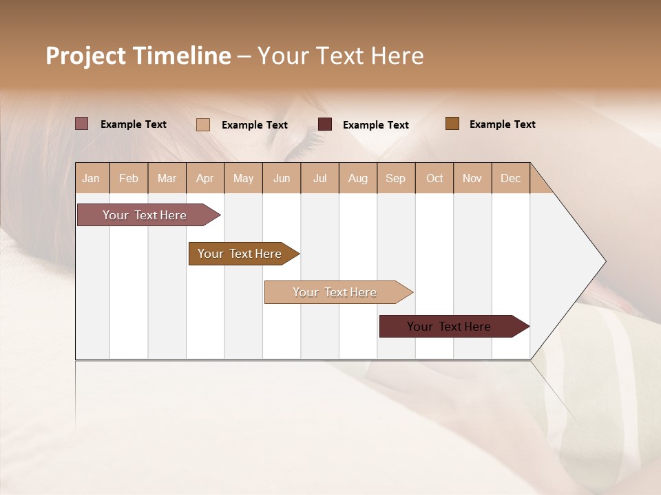 Bed Girl Fringe PowerPoint Template