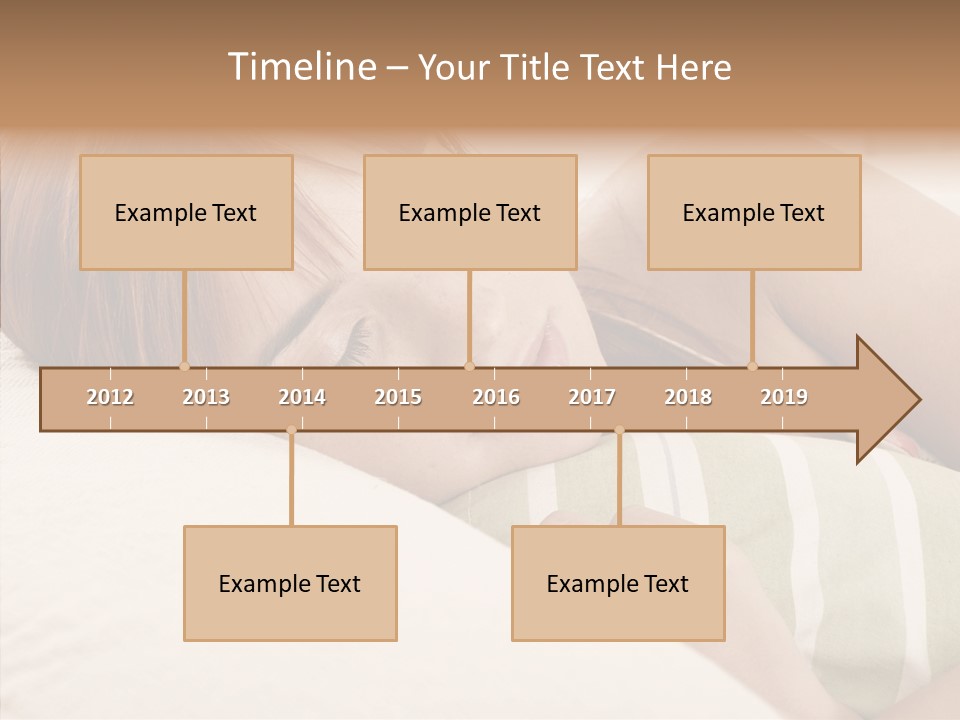 Bed Girl Fringe PowerPoint Template