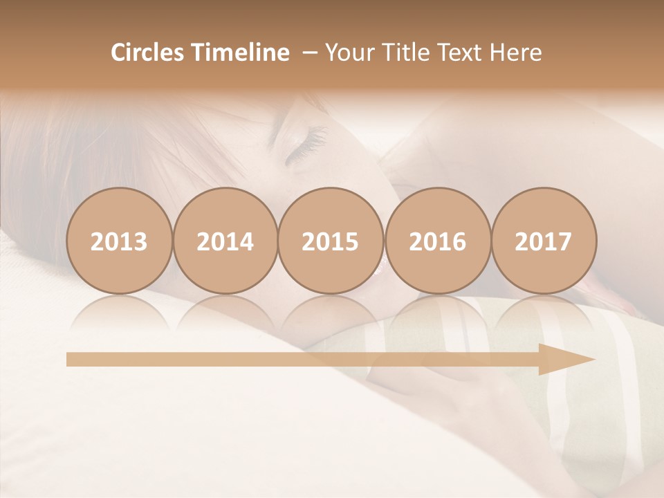 Bed Girl Fringe PowerPoint Template