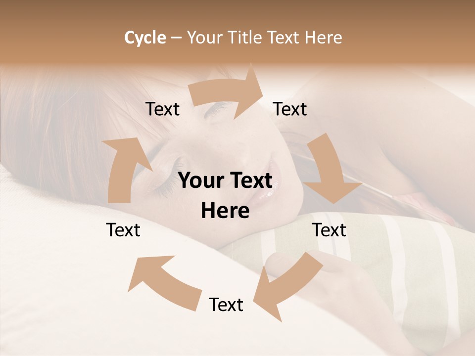 Bed Girl Fringe PowerPoint Template