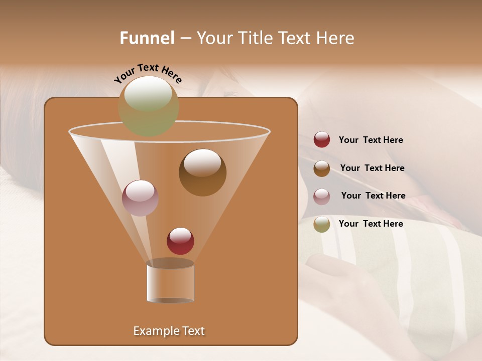 Bed Girl Fringe PowerPoint Template