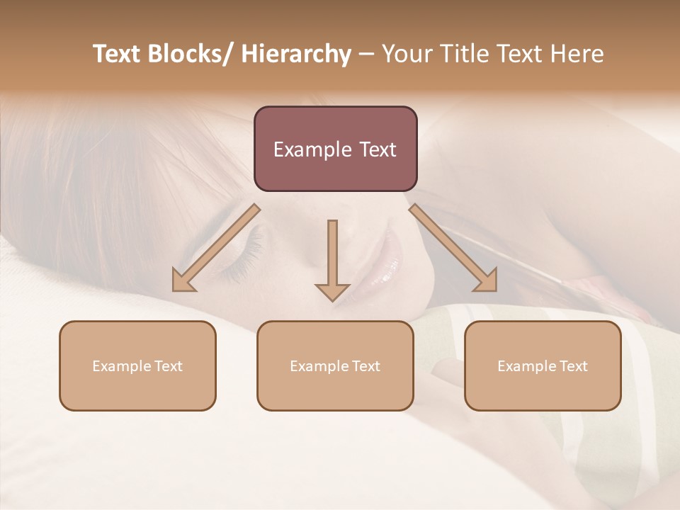 Bed Girl Fringe PowerPoint Template