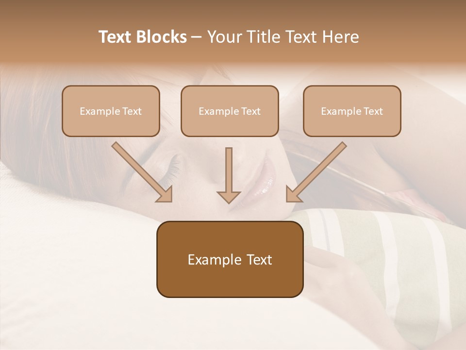 Bed Girl Fringe PowerPoint Template