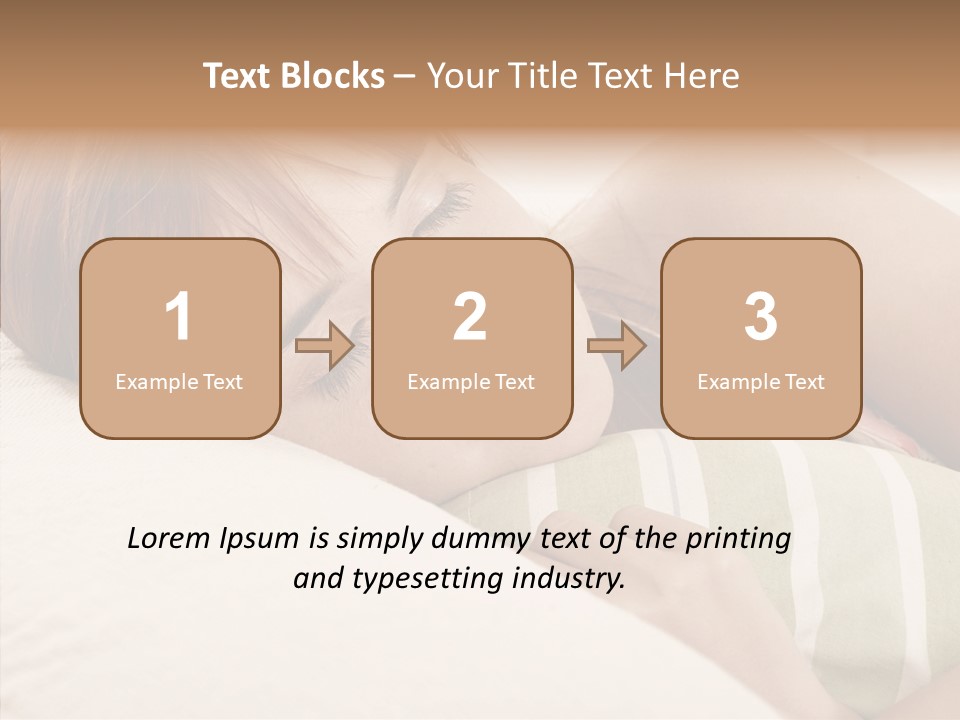 Bed Girl Fringe PowerPoint Template