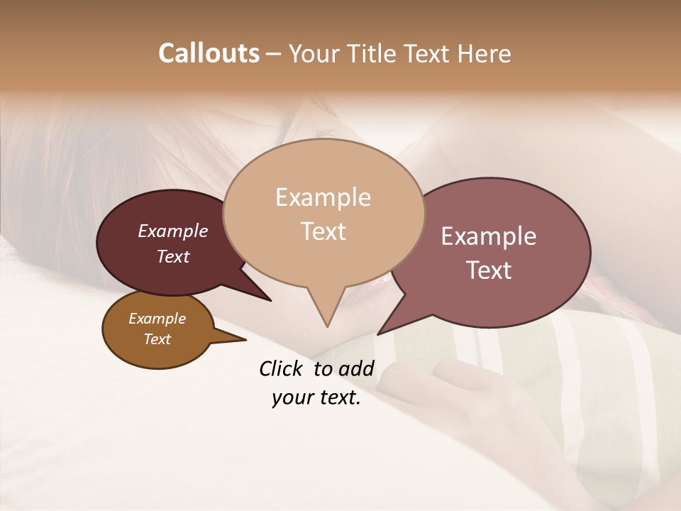 Bed Girl Fringe PowerPoint Template