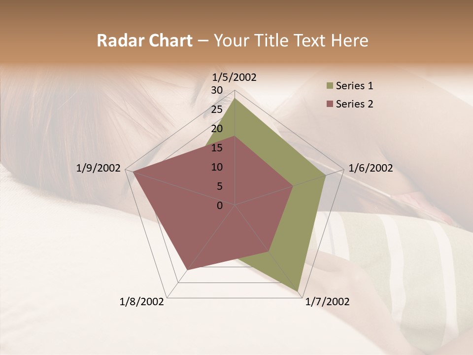 Bed Girl Fringe PowerPoint Template