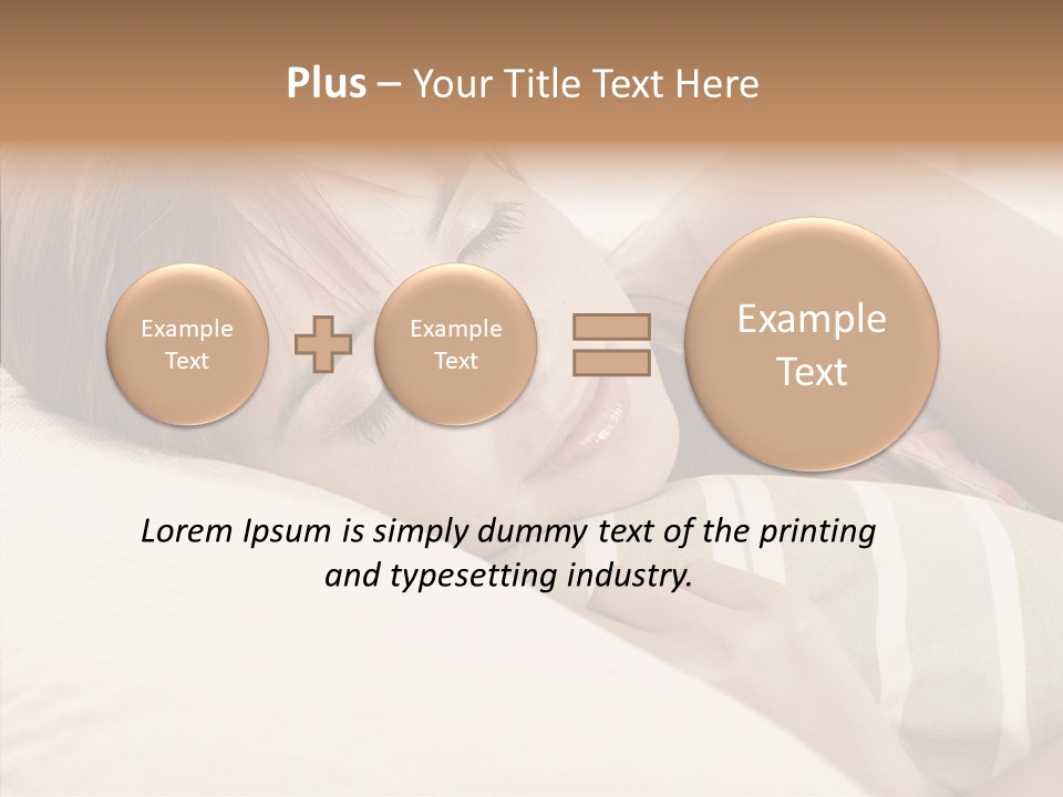 Bed Girl Fringe PowerPoint Template