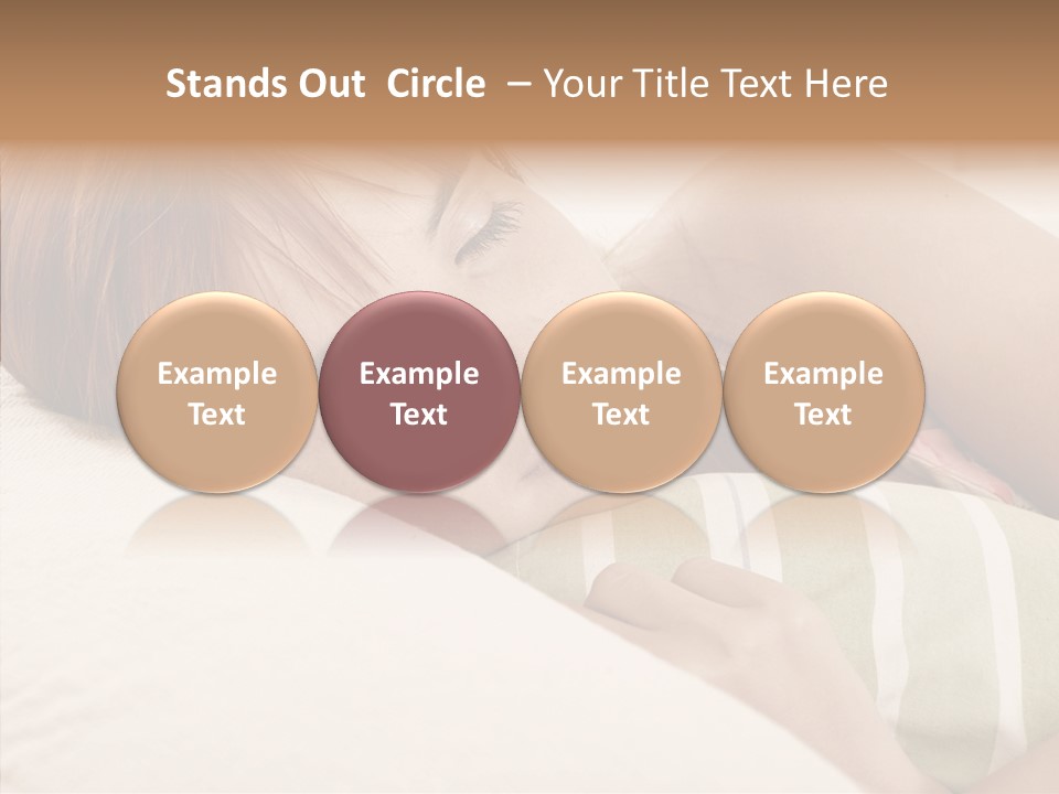 Bed Girl Fringe PowerPoint Template