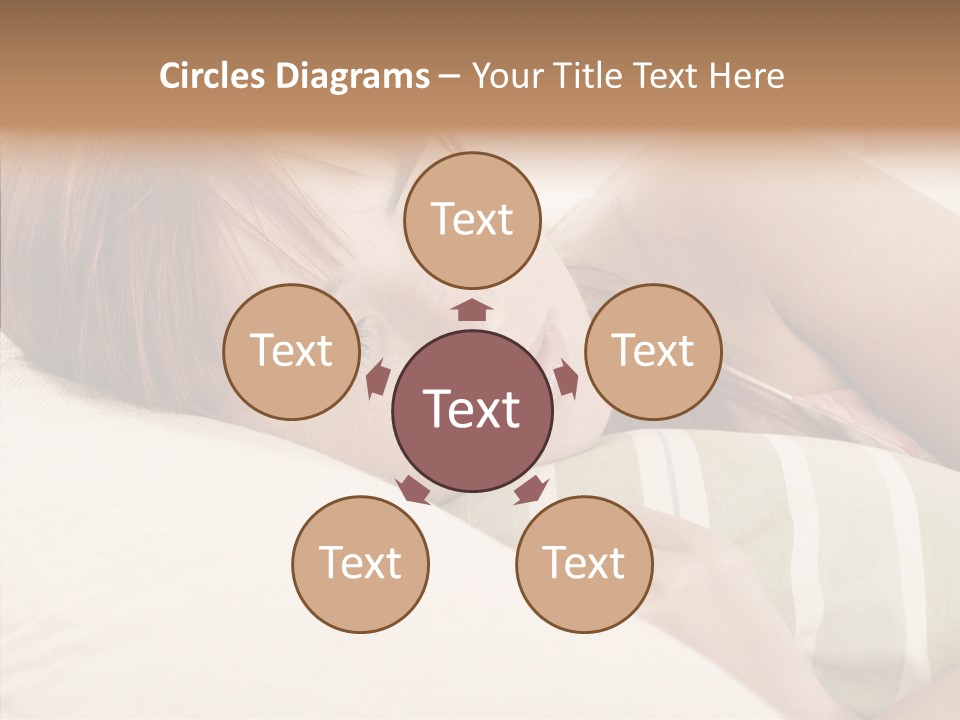 Bed Girl Fringe PowerPoint Template