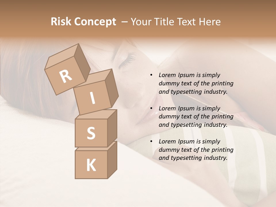 Bed Girl Fringe PowerPoint Template