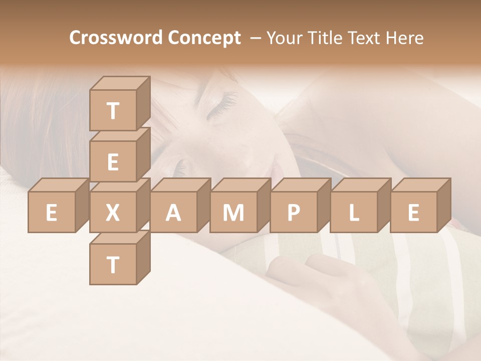 Bed Girl Fringe PowerPoint Template