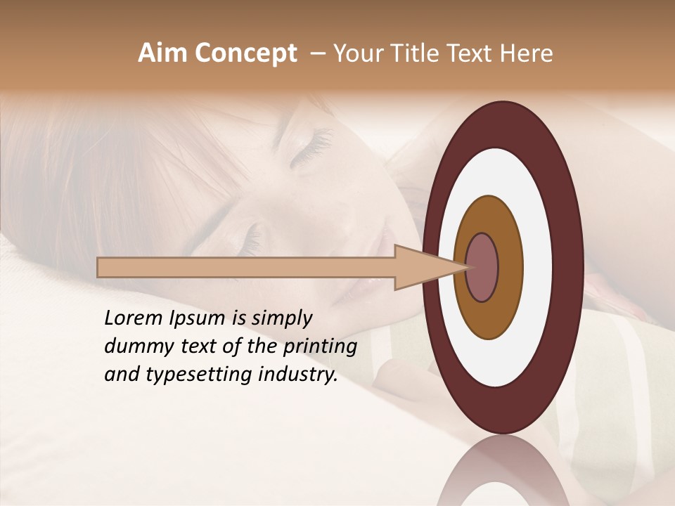 Bed Girl Fringe PowerPoint Template