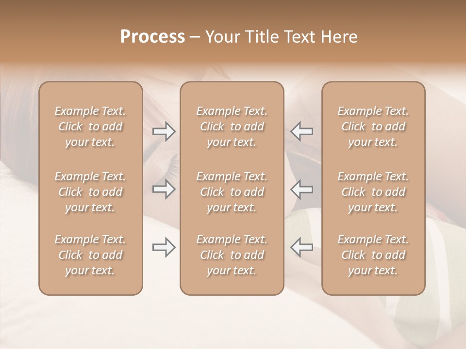 Bed Girl Fringe PowerPoint Template