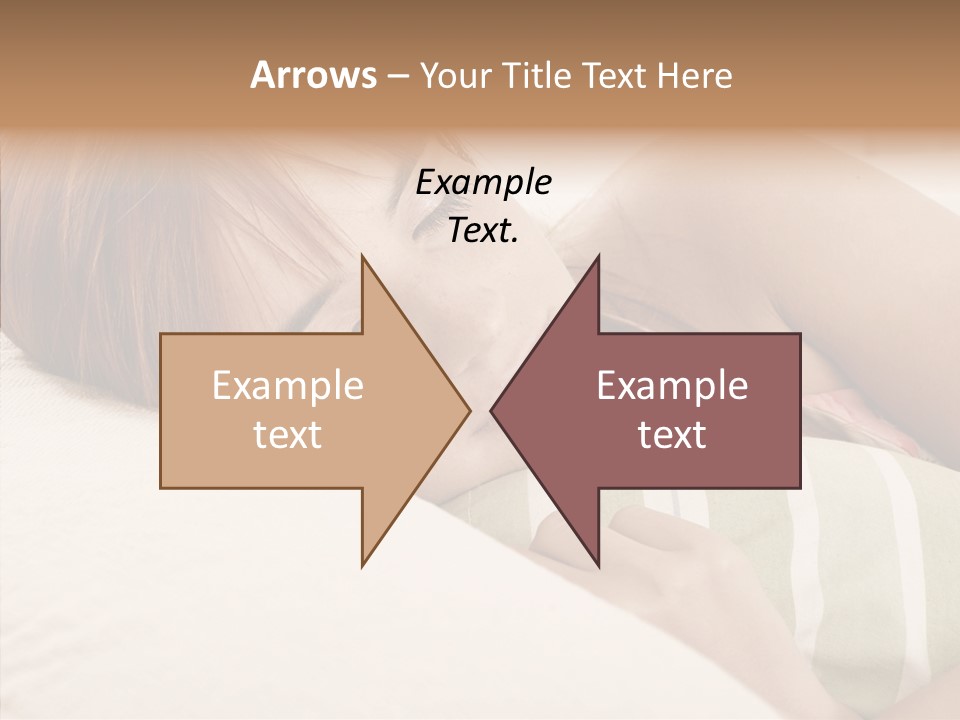 Bed Girl Fringe PowerPoint Template