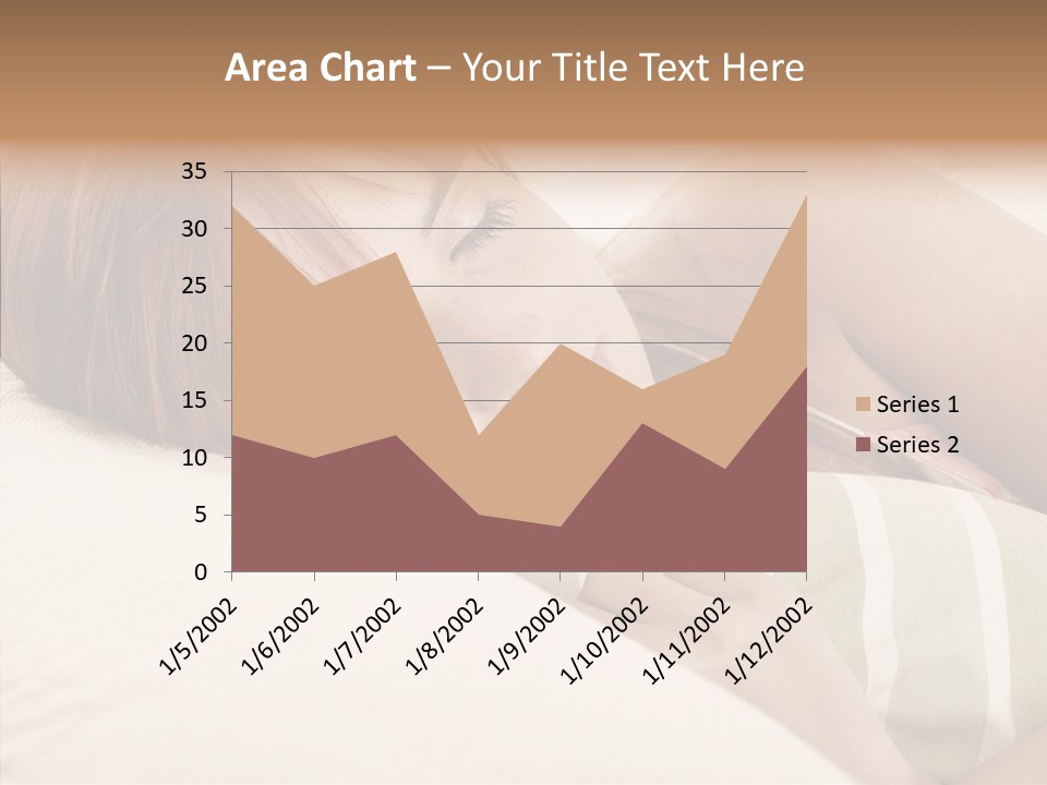 Bed Girl Fringe PowerPoint Template