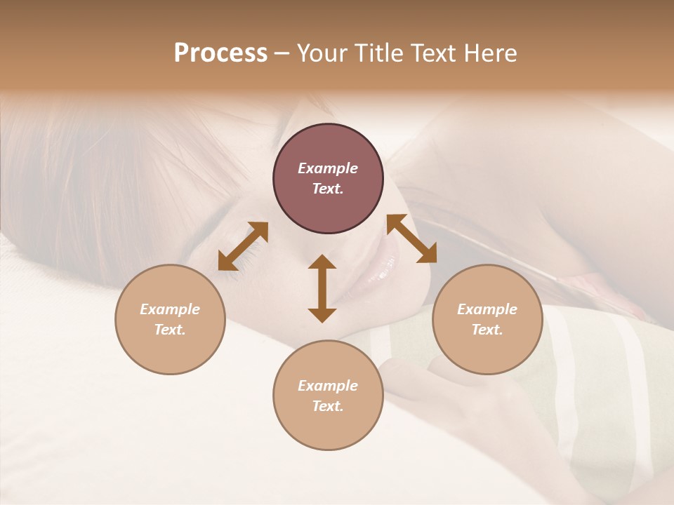 Bed Girl Fringe PowerPoint Template