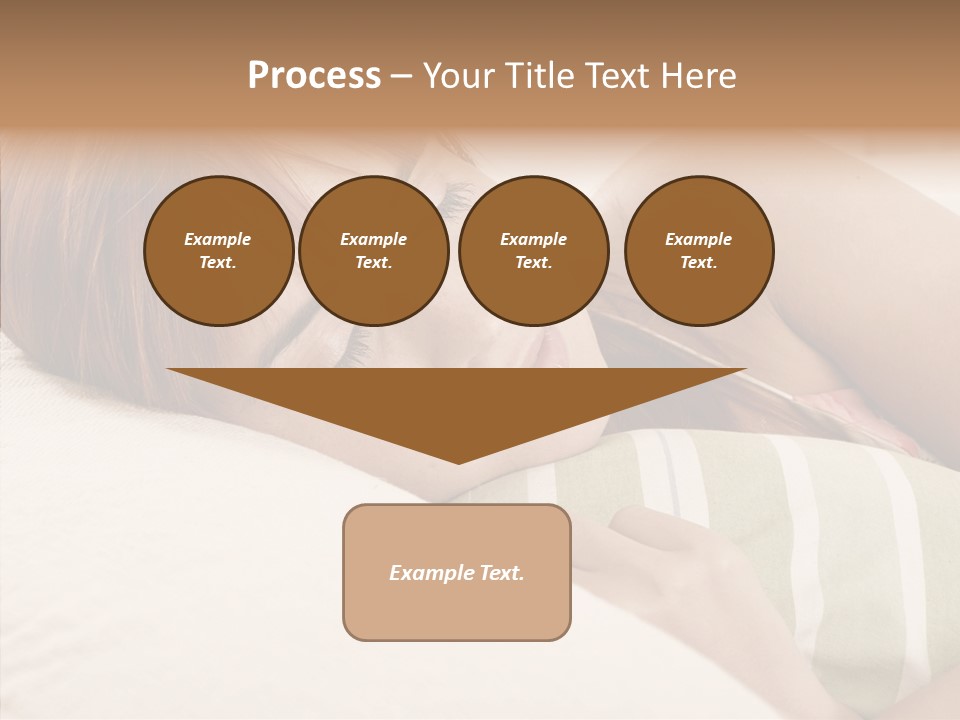 Bed Girl Fringe PowerPoint Template