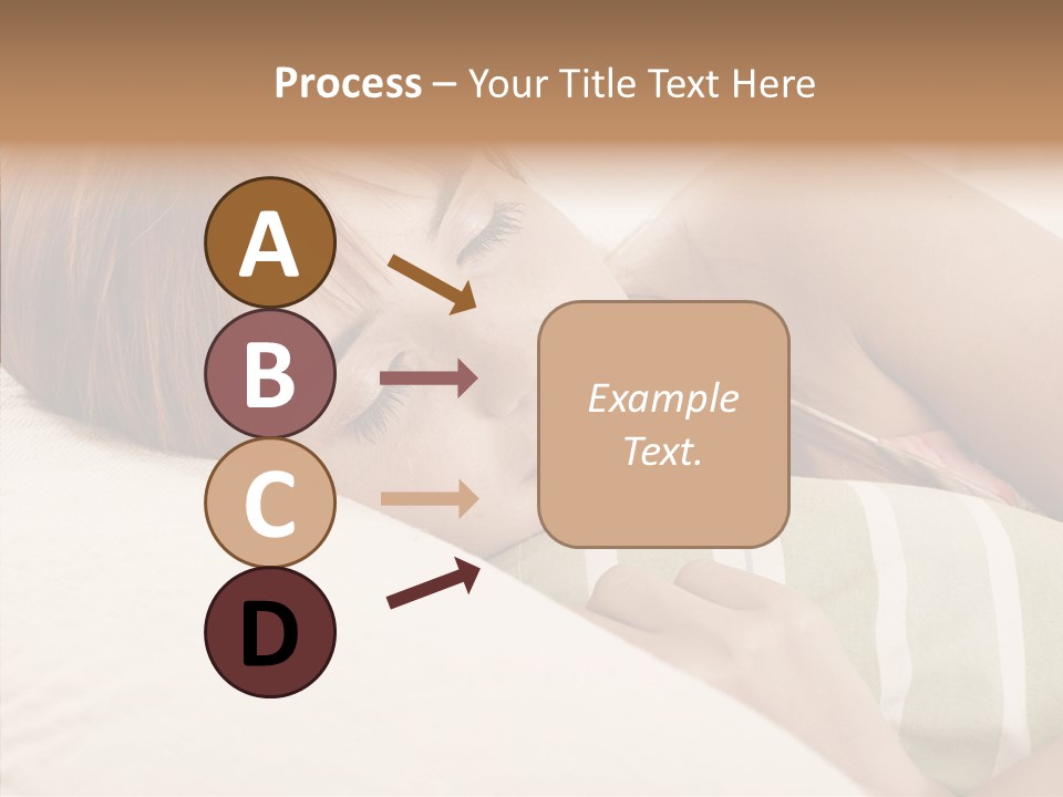 Bed Girl Fringe PowerPoint Template