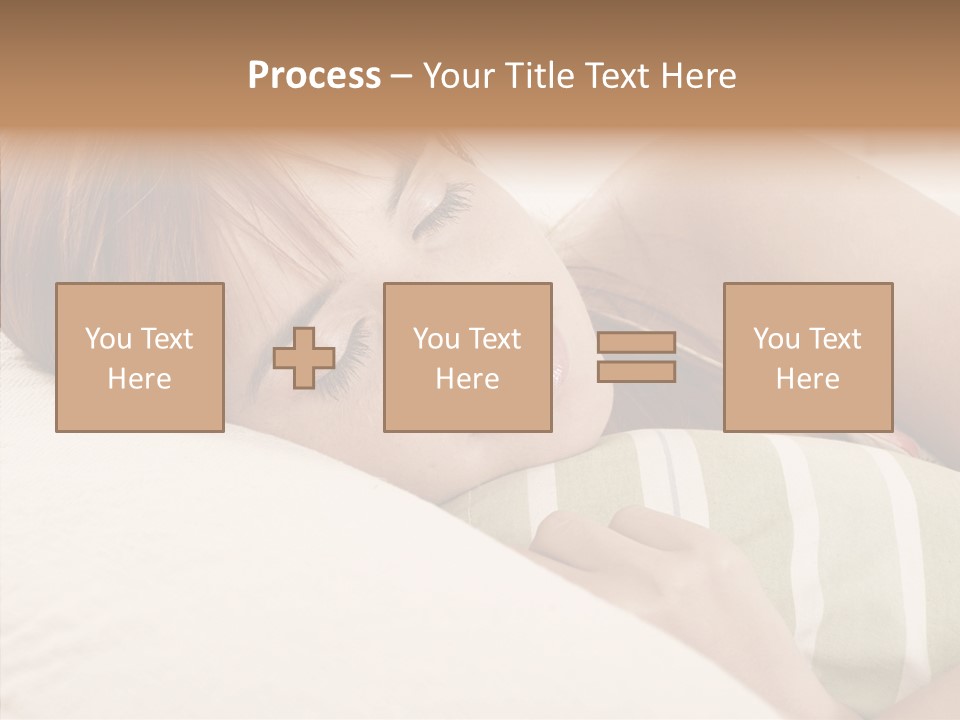 Bed Girl Fringe PowerPoint Template