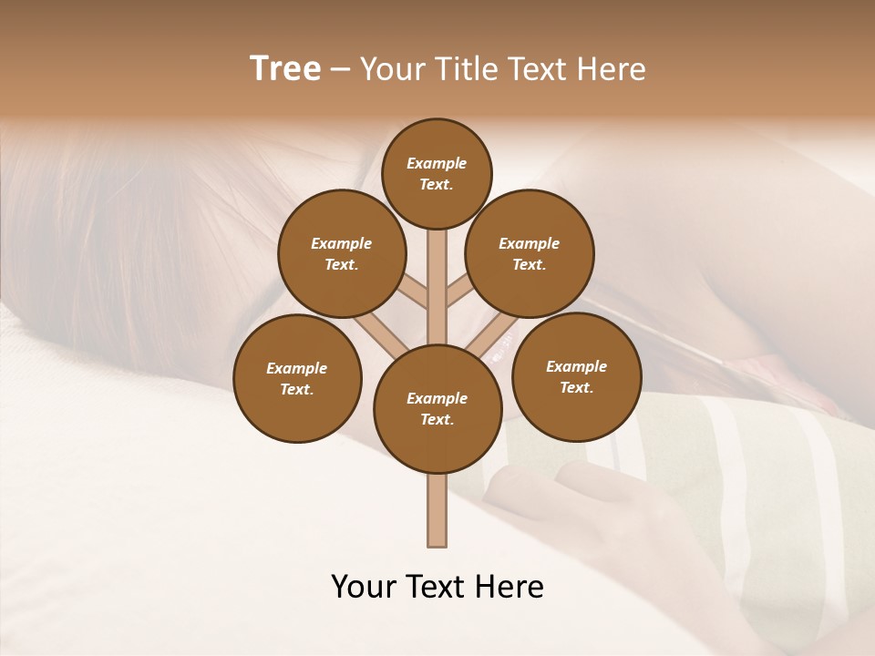 Bed Girl Fringe PowerPoint Template