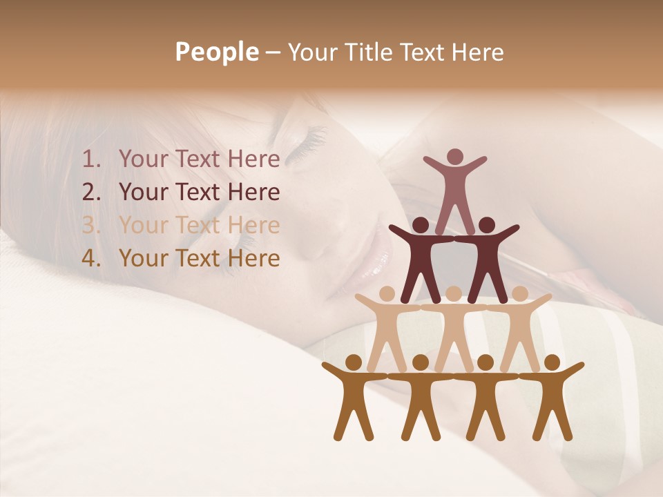 Bed Girl Fringe PowerPoint Template