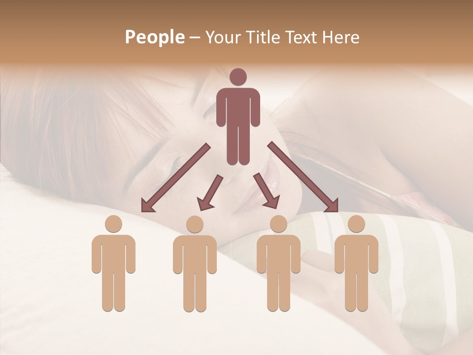 Bed Girl Fringe PowerPoint Template