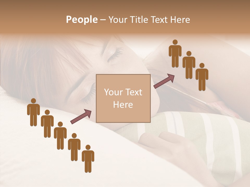 Bed Girl Fringe PowerPoint Template