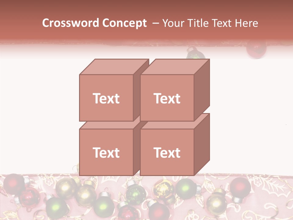 Color Red Background PowerPoint Template