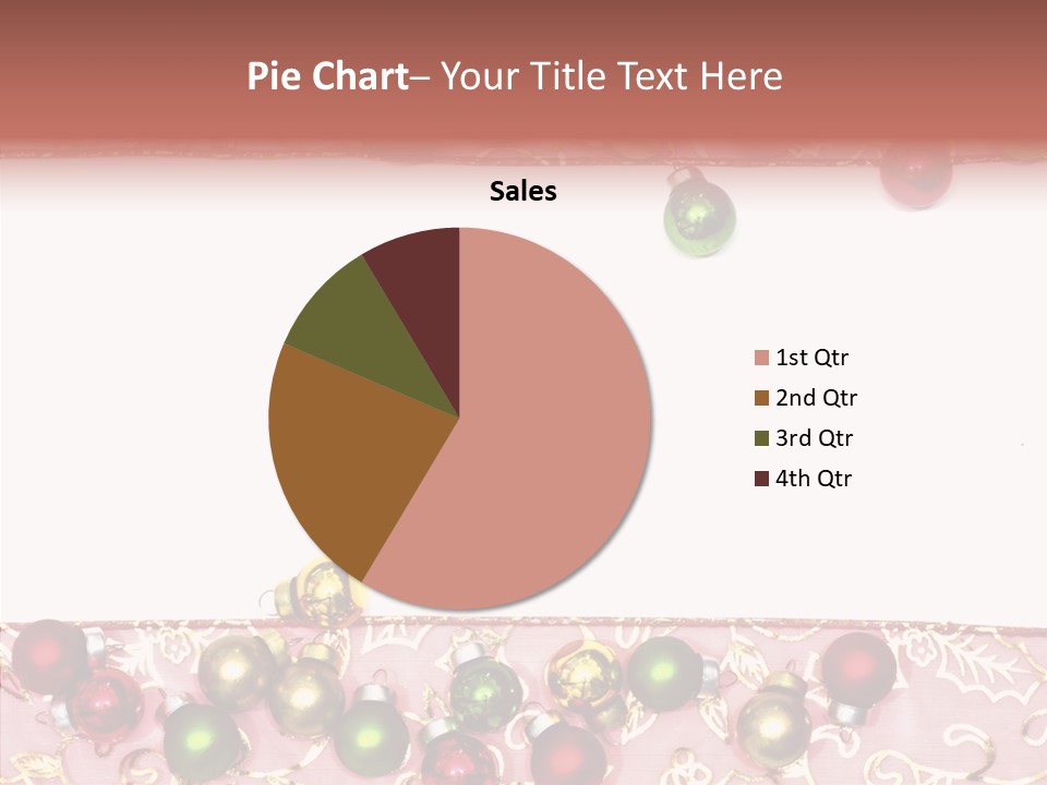 Color Red Background PowerPoint Template