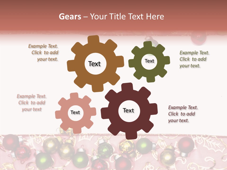 Color Red Background PowerPoint Template