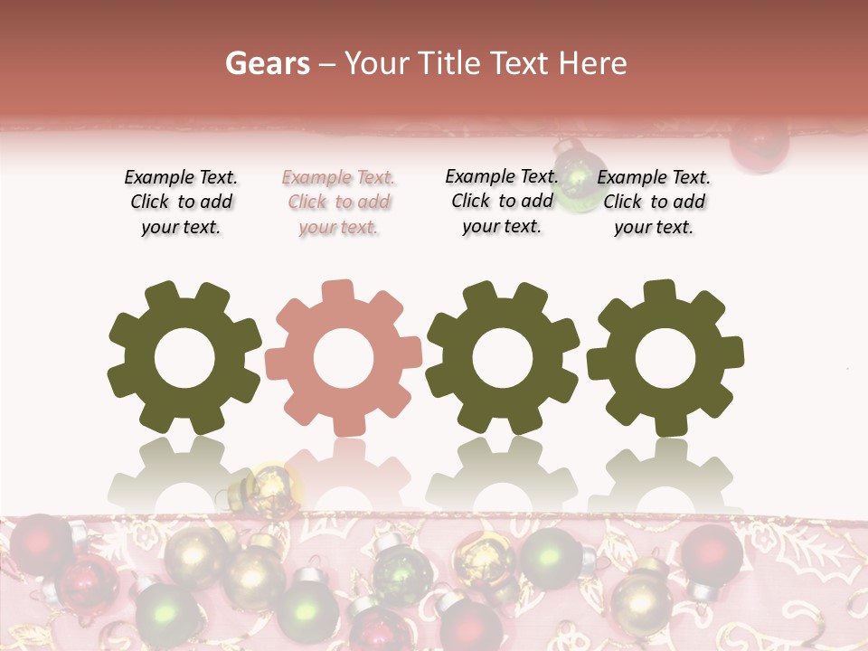 Color Red Background PowerPoint Template