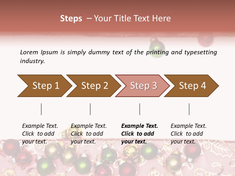 Color Red Background PowerPoint Template