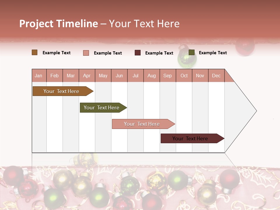 Color Red Background PowerPoint Template