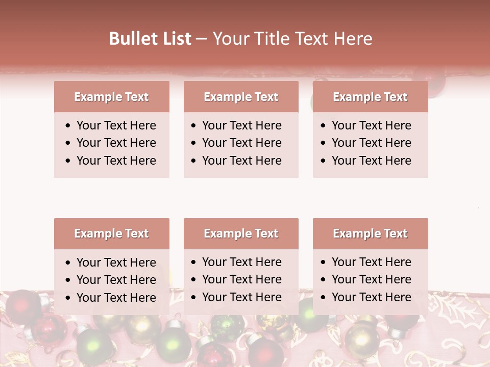 Color Red Background PowerPoint Template