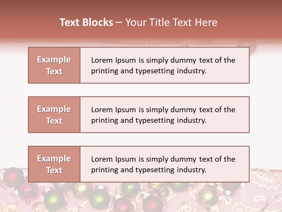 Color Red Background PowerPoint Template