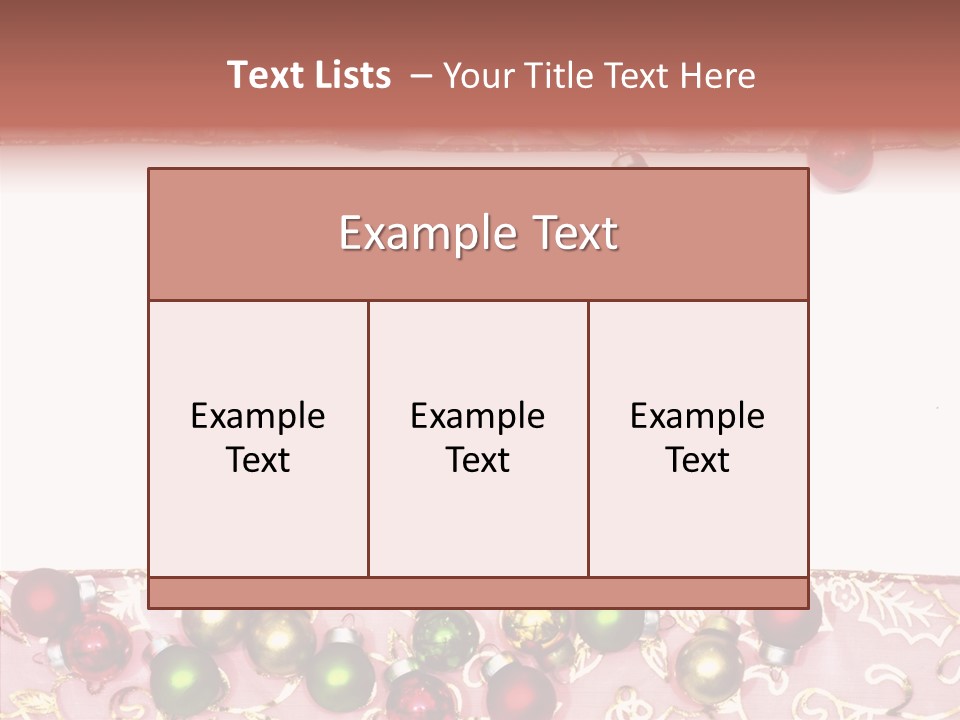 Color Red Background PowerPoint Template