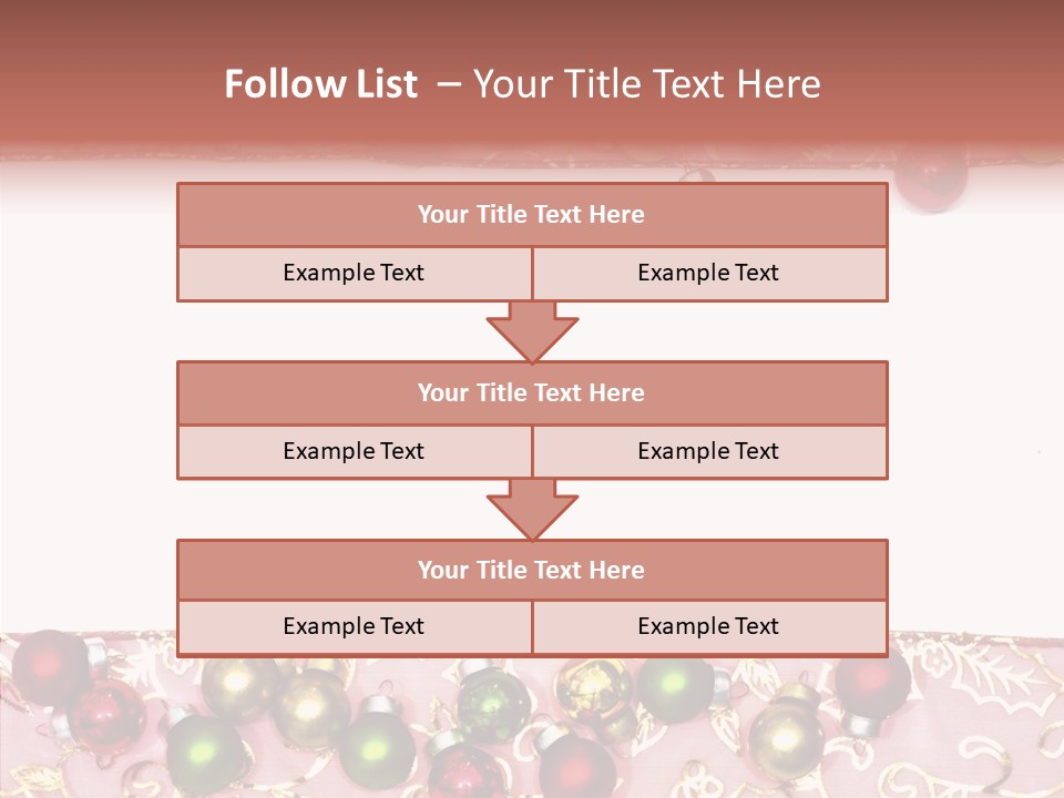 Color Red Background PowerPoint Template