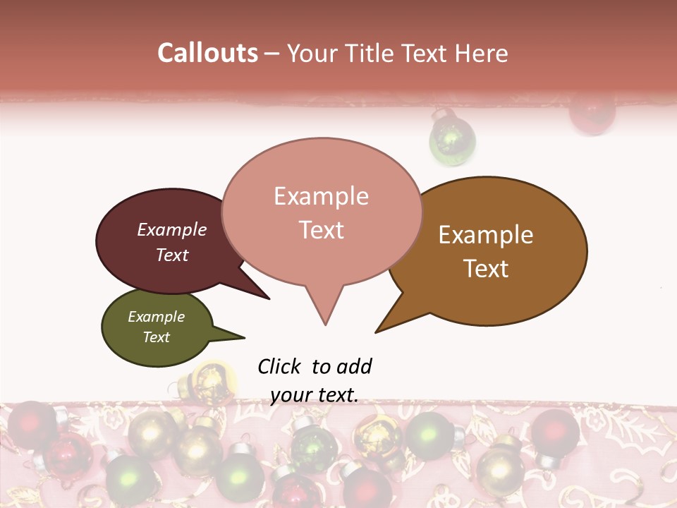 Color Red Background PowerPoint Template