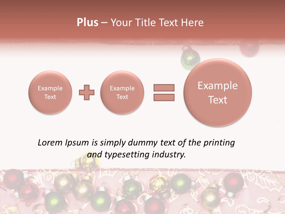Color Red Background PowerPoint Template
